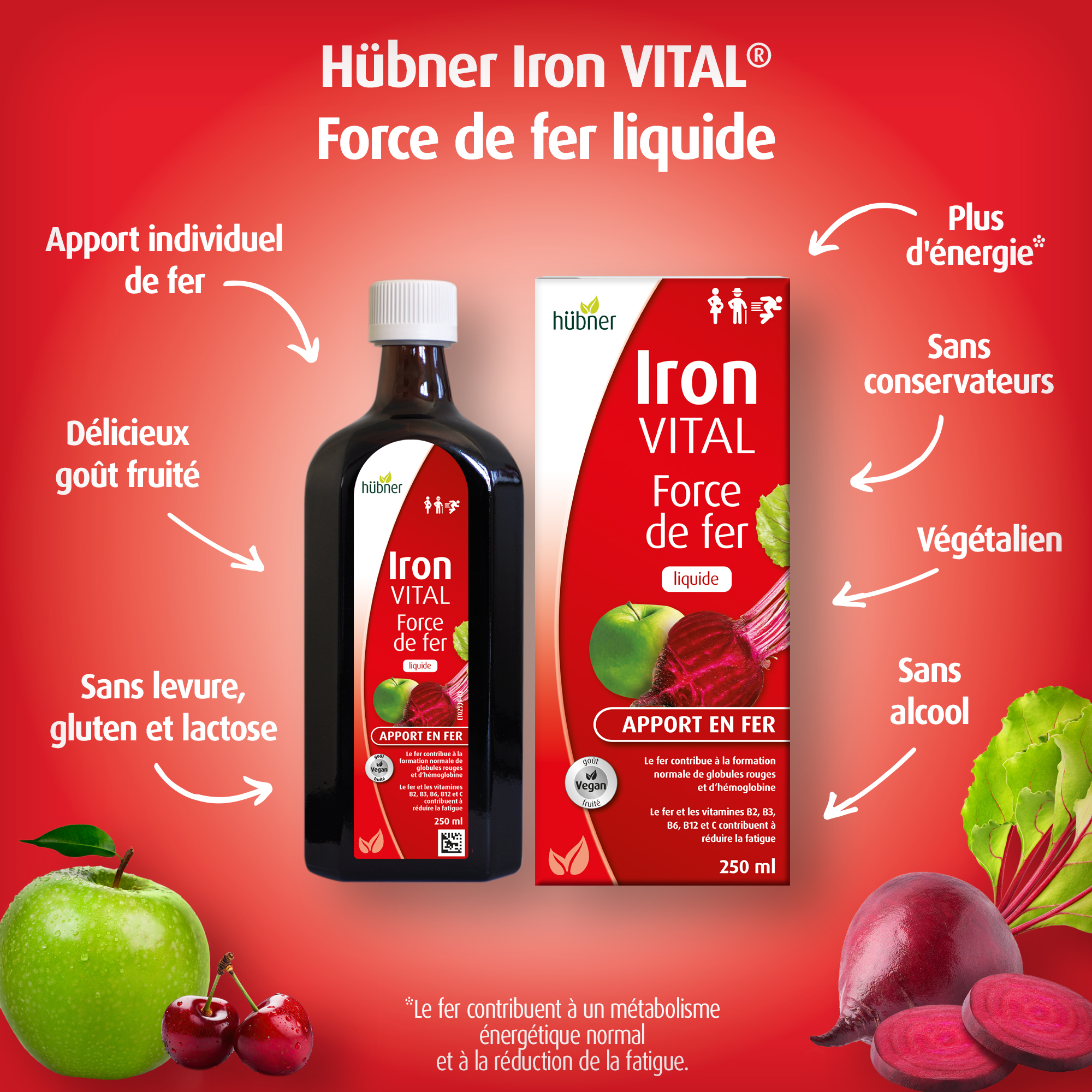 IRON VITAL® FORCE DE FER est disponible en 2 formats :